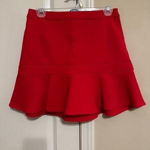 Express red skirt